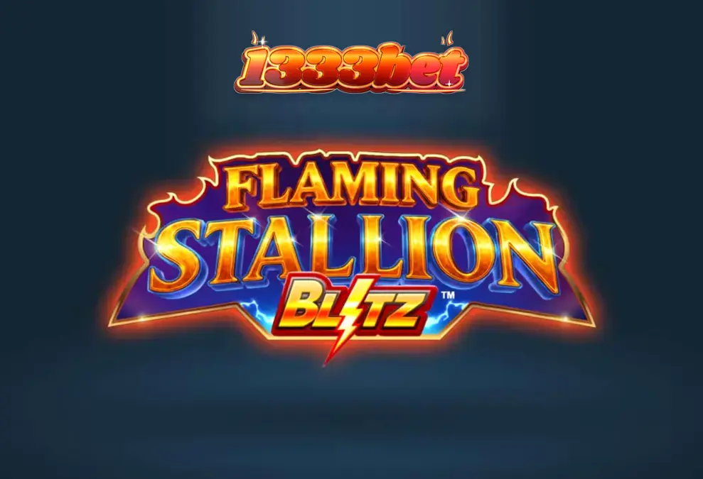 Flaming Stallion Blitz স্লট গেমের মরুভূমি থিমযুক্ত ইন্টারফেস